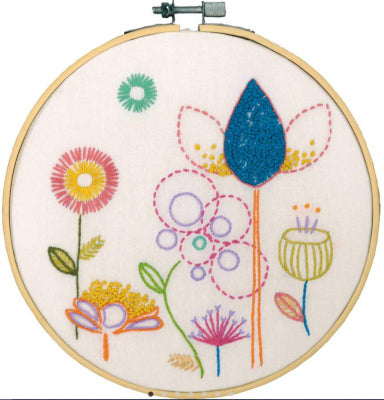 Stylish Florals embroidery kit