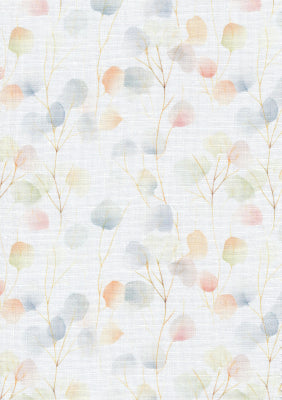 32ct Water Colour Leaves Belfast Linen