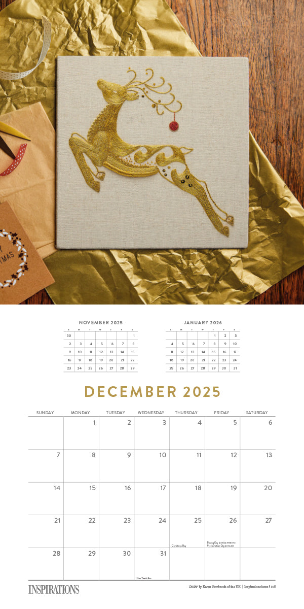 Inspirations Wall Calendar - 2025