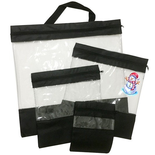 Clear Storage Bags - 4-pc assortment
