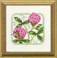 Carolyn's Meadow - Red Clover counted cross stitch kit