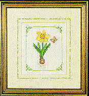 Charmers - Daffodil counted cross stitch kit