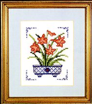 Charmers - Fragrant Lilies counted cross stitch kit