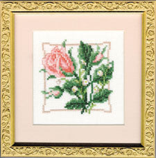 Charmers - Rose Buds counted cross stitch kit