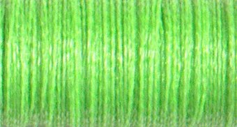 KM BRAID - #4 VERY FINE  053F GLO-IN-THE-DARK LIME