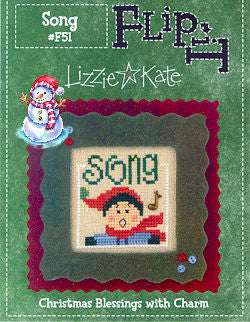 Song - 12 Blessings of Christmas - counted cross stitch chartS ORNAMENT