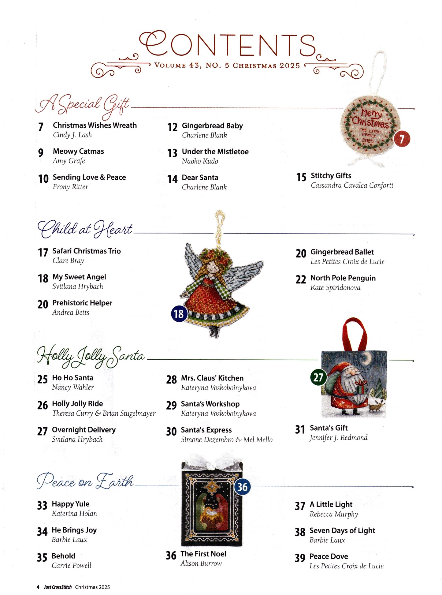 Just Cross Stitch Magazine Special Edition - Christmas Issue