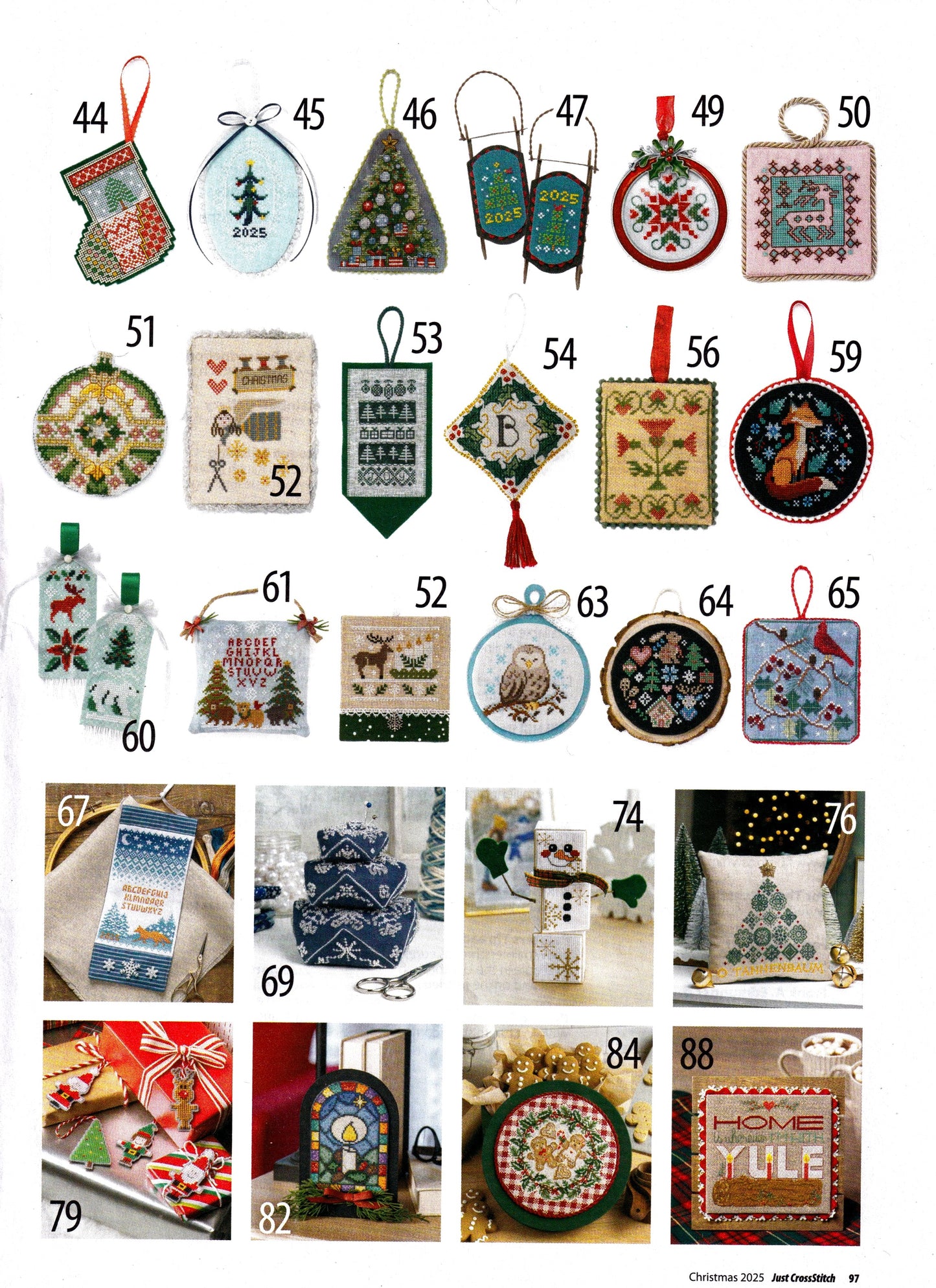 Just Cross Stitch Magazine Special Edition - Christmas Issue