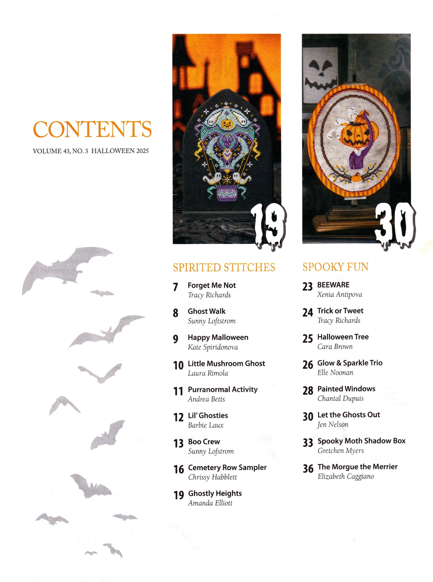 Just Cross Stitch Magazine Special Edition - Hallowe'en Issue