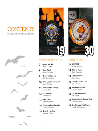 Just Cross Stitch Magazine Special Edition - Hallowe'en Issue