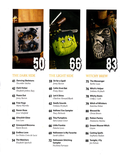 Just Cross Stitch Magazine Special Edition - Hallowe'en Issue