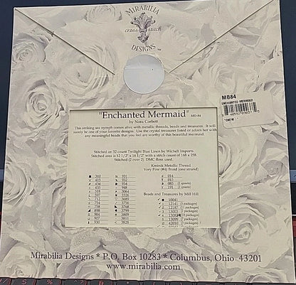 Enchanted Mermaid counted cross stitch design - consignment