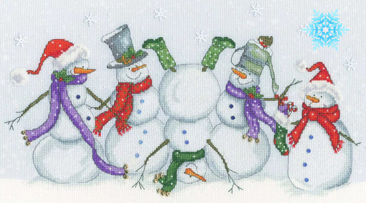 Frosty Frolics counted cross stitch kit