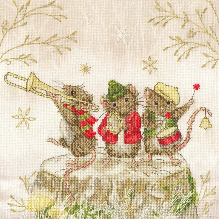 Merry Music Makers counted cross stitch kit