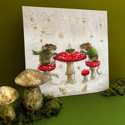 Toadstool Treats counted cross stitch kits