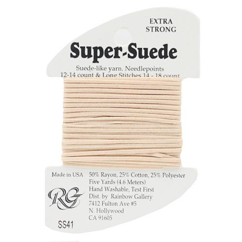 SS41 Champagne – Super Suede Ribbon