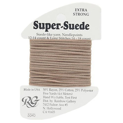 SS45 Tan – Super Suede Ribbon