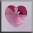 13040 Rose Heart Crystal Treasure