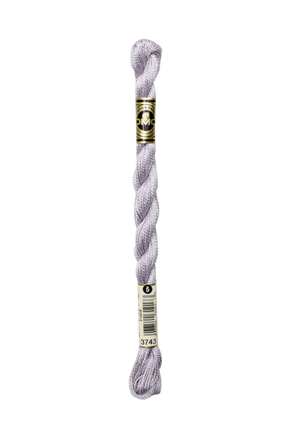 3743 Very Light Antique Violet – DMC #5 Perle Cotton Skein