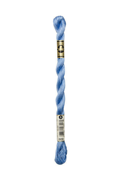 809 Delft Blue – DMC #5 Perle Cotton Skein