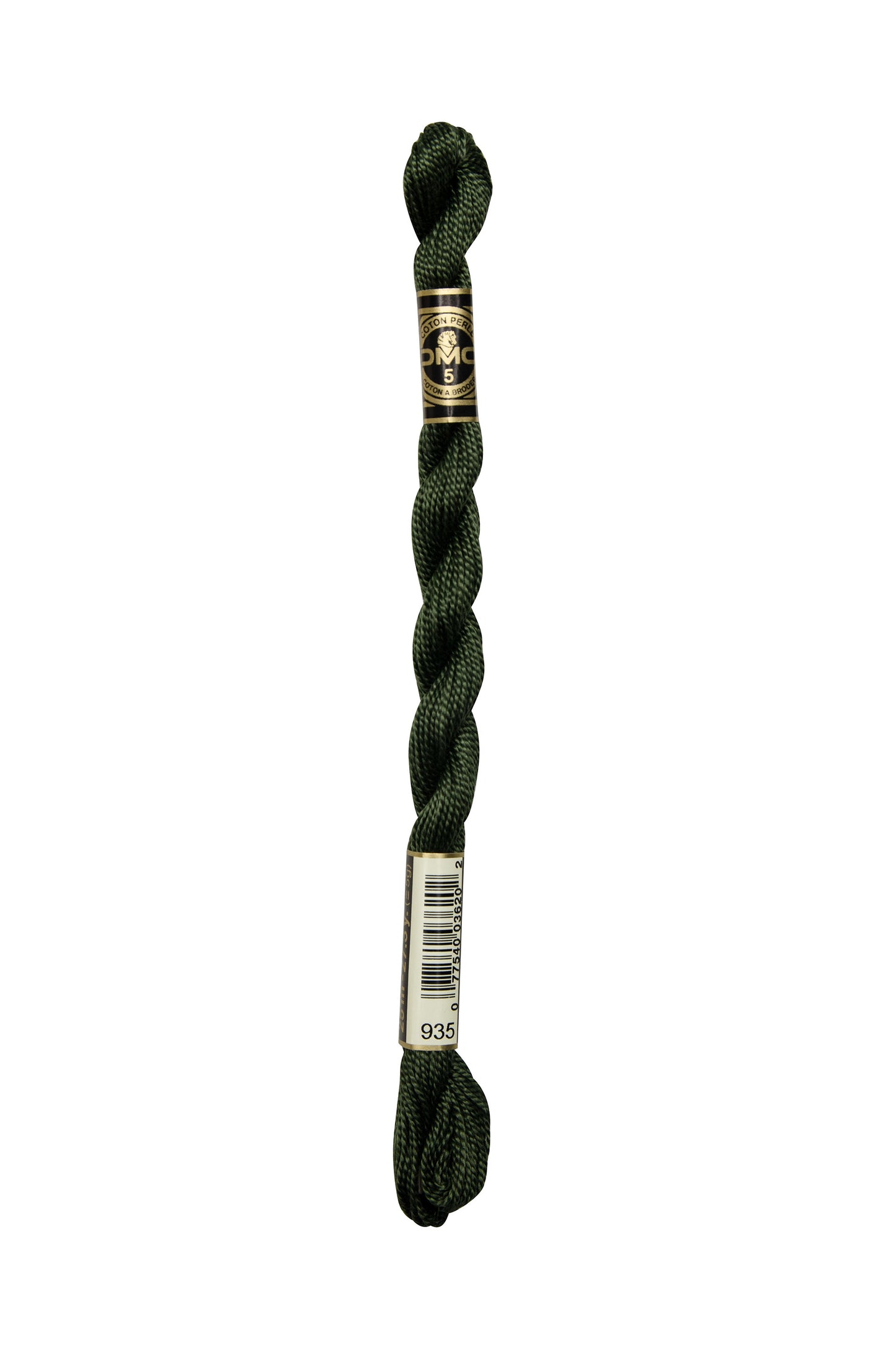 935 Dark Avocado Green – DMC #5 Perle Cotton Skein