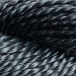 413 Dark Steel Gray – DMC #5 Perle Cotton Skein