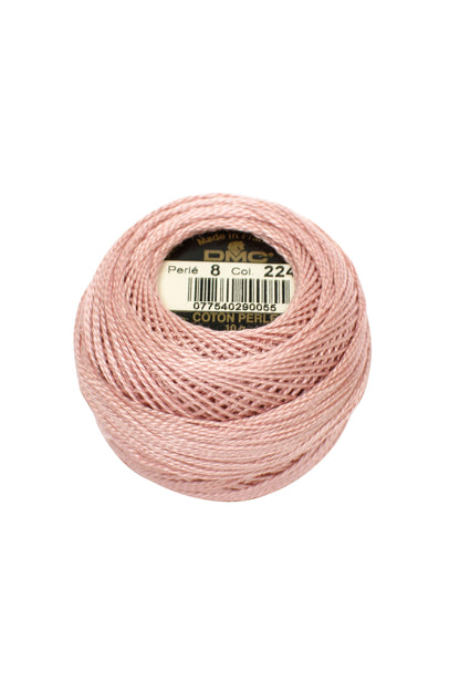 224 Very Light Shell Pink - DMC #8 Perle Cotton Ball
