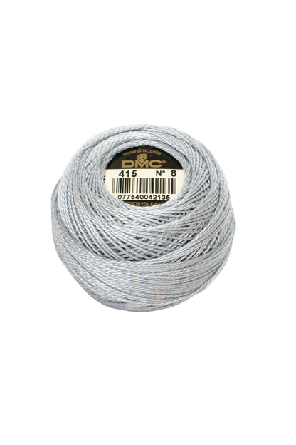 415 Pearl Grey - DMC #8 Perle Cotton Ball