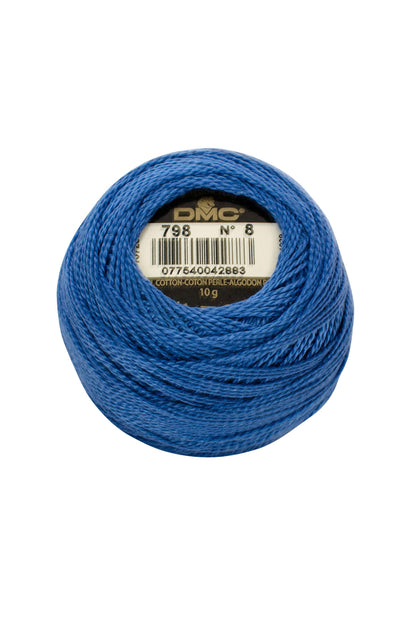 798 Dark Delft Blue - DMC #8 Perle Cotton Ball