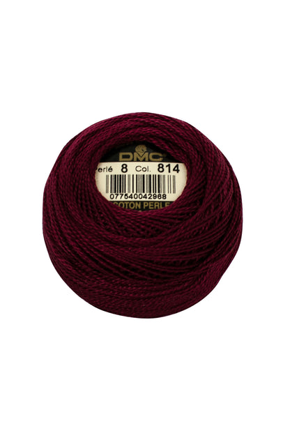814 Dark Garnet – DMC #12 Perle Cotton