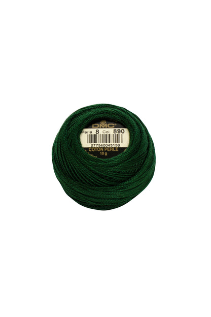 890 Ultra Dark Pistachio Green - DMC #8 Perle Cotton Ball