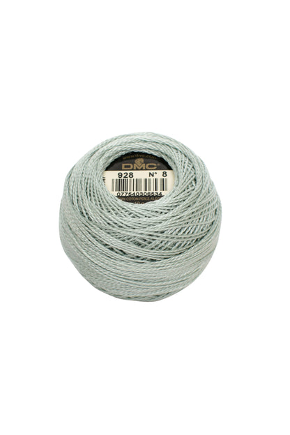 928 Very Light Grey Green - DMC #8 Perle Cotton Ball