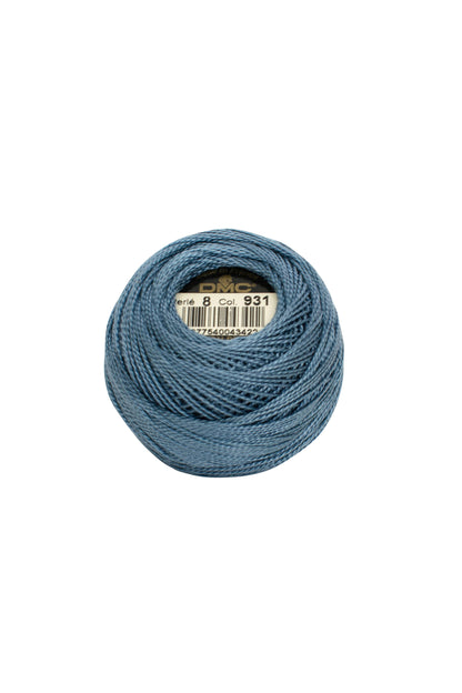 931 Medium Antique Blue – DMC #12 Perle Cotton