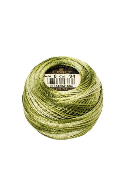 094 Variegated Green - DMC #8 Perle Cotton Ball