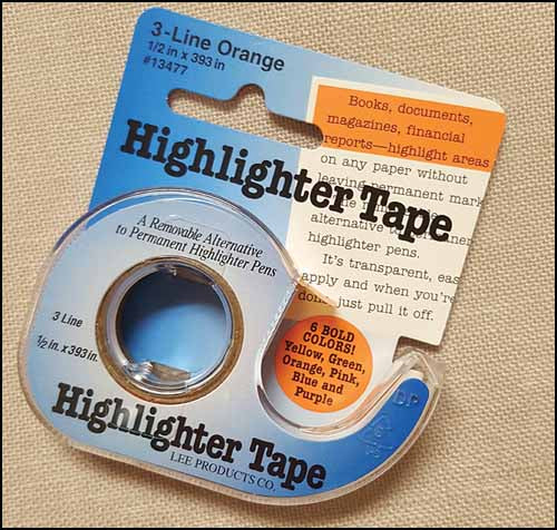 Highlighter Tape