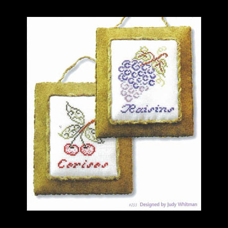 French Country Fruit counted cross stitch chart