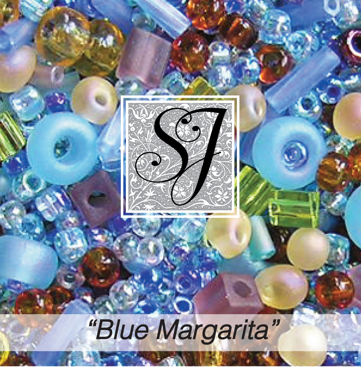 Blue Margarita Cocktail Mix Beads