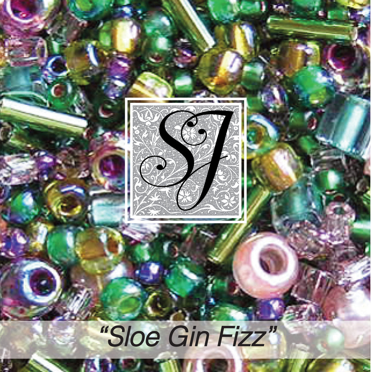 Cocktail Bead Mix – Sloe Gin Fizz Cocktail Mix Beads