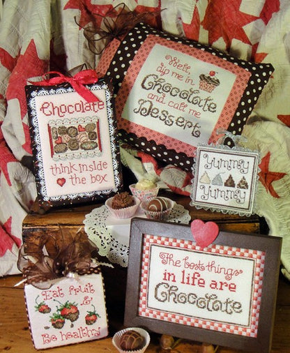 Dreaming of Chocolate counted cross stitch chart