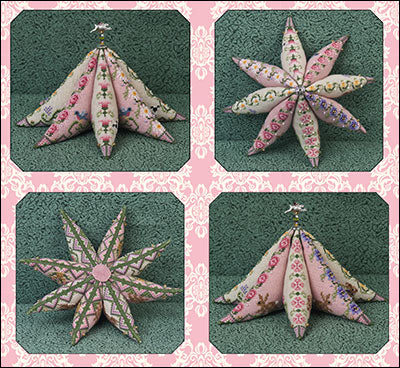 8 Point Star Garden cross stitch pattern