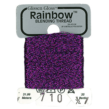 710 Rainbow Double Violet Glissen Gloss Rainbow Blending Filament