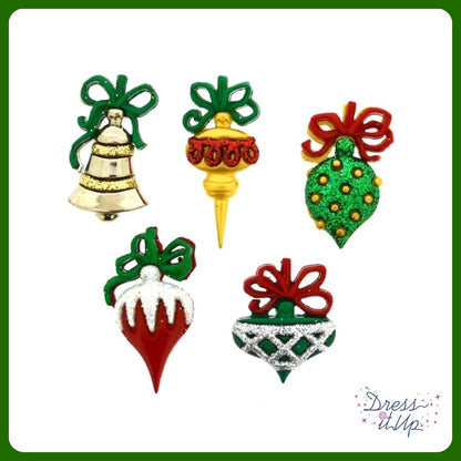 Christmas Ornaments buttons
