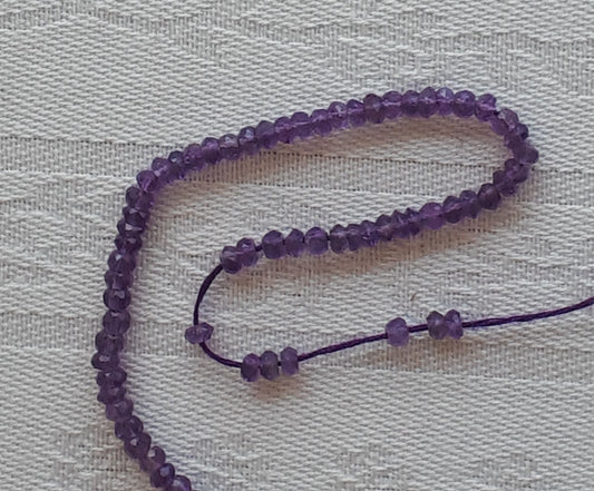2mm Amethyst beads