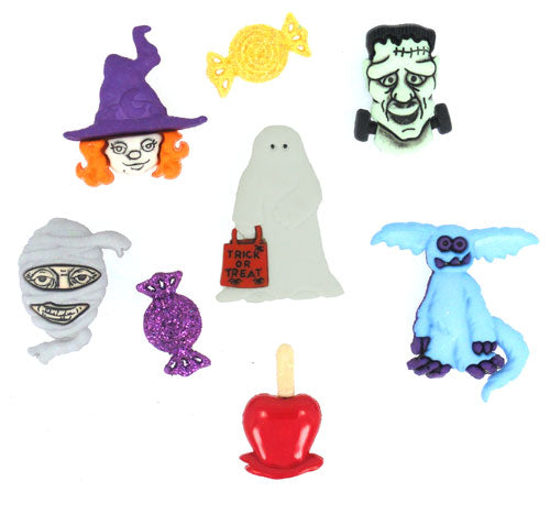 Happy Haunting button set