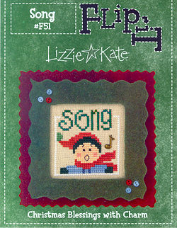 Song - 12 Blessings of Christmas - counted cross stitch chartS ORNAMENT