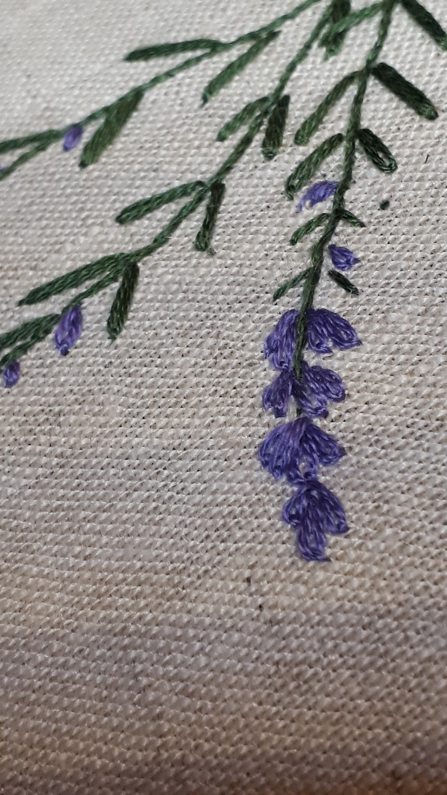 Lavender Sprigs Embroidery Workshop