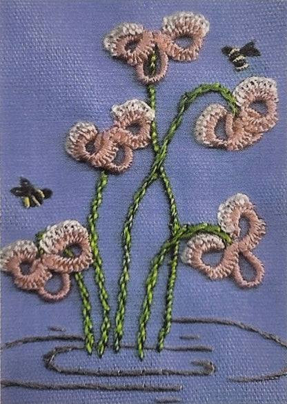 Monkey Bells Brazilian embroidery pattern