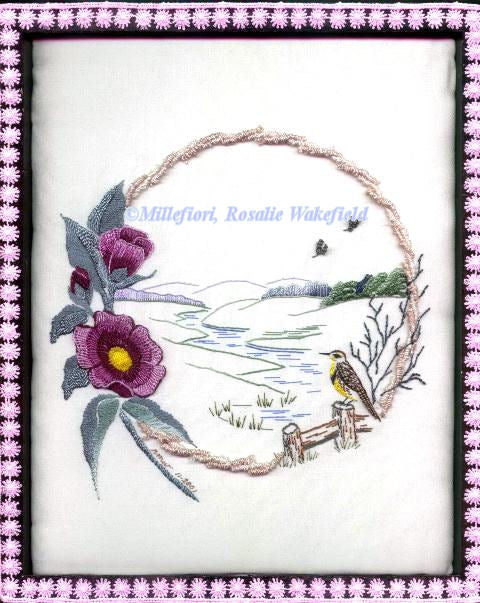 Song of the Lark Brazilian embroidery pattern