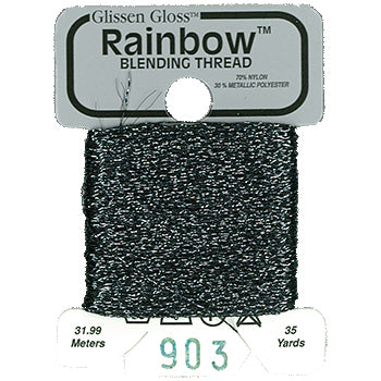 903 Charcoal Glissen Gloss Rainbow Blending Filament