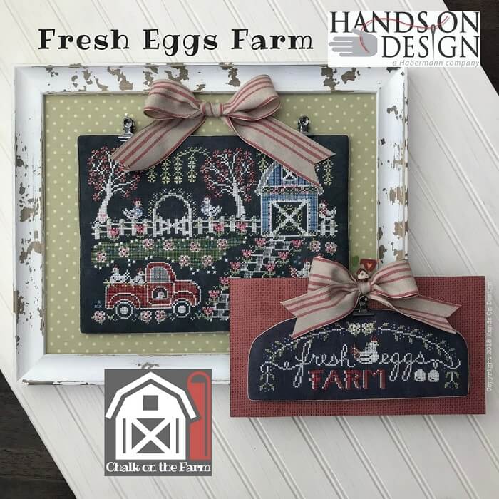 Fresh Egg Farm counted cross stitch chart